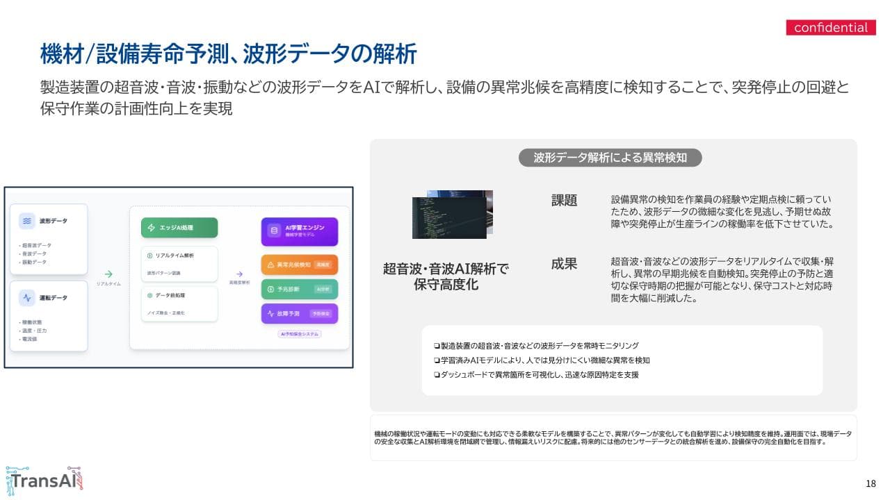 予防保全・異常検知